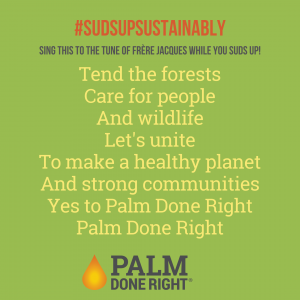 #SudsUpSustainably for the health of the planet and each other
